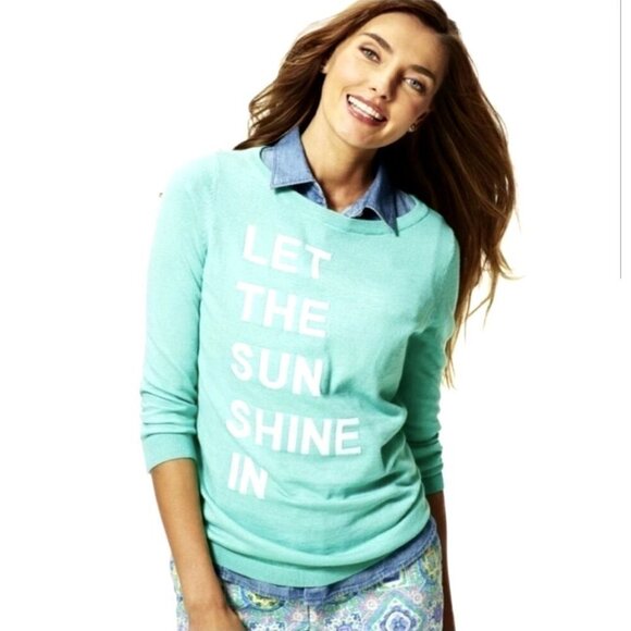 TALBOTS Let the Sunshine In Pullover Sweater Light Wearing sz(XS) - Picture 1 of 9